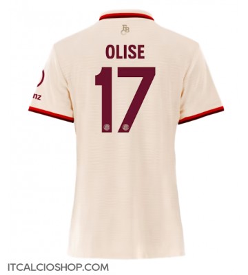 Bayern Munich Michael Olise #17 Terza Maglia Femmina 2024-25 Manica Corta